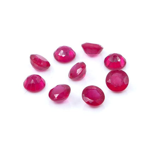 Natural Bangkok Ruby Calibrated Rounds | 5mm