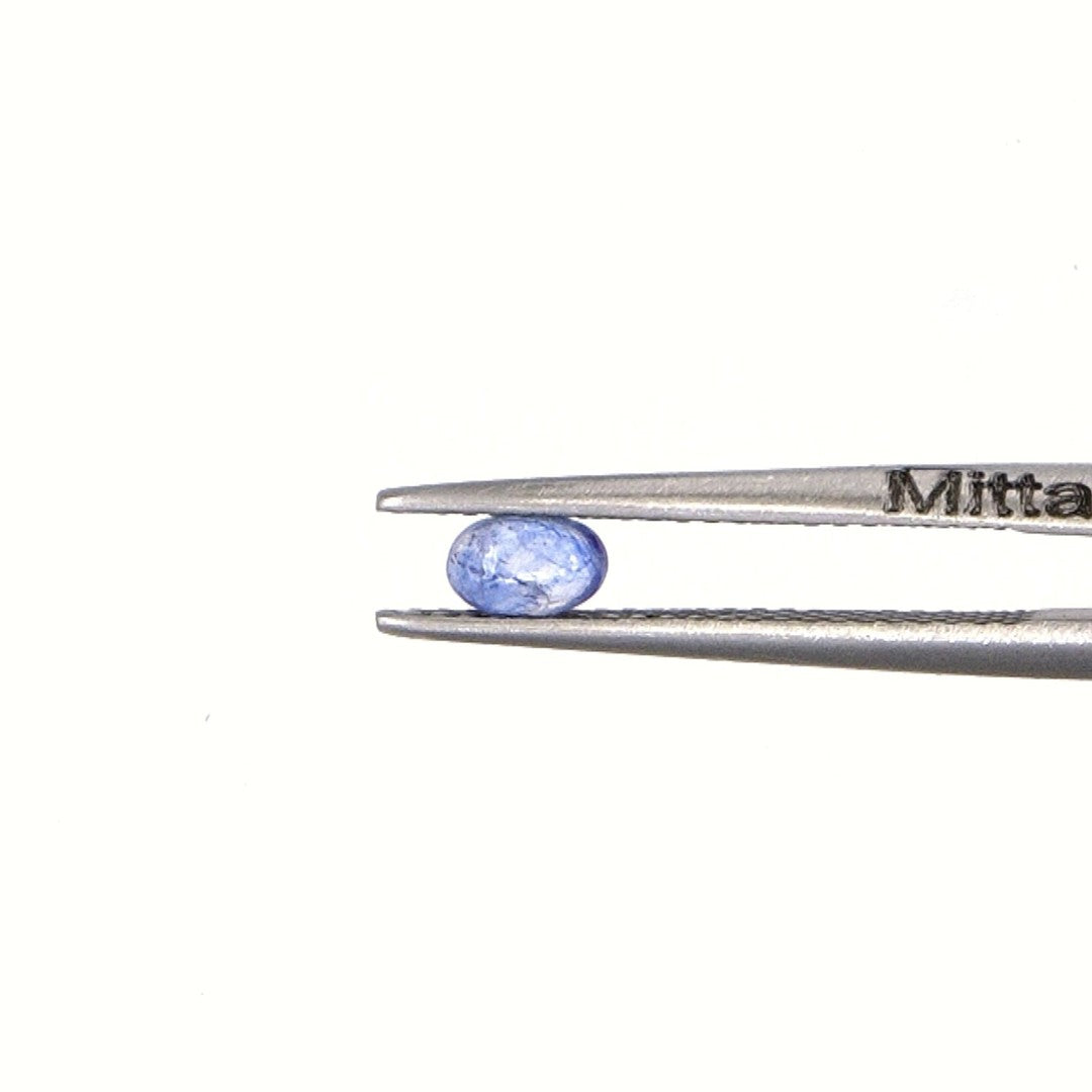 Natural Bangkok Blue Sapphire Calibrated Cabochon Ovals | 3x5mm & 4x6mm