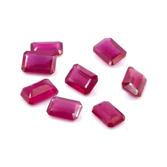 Natural Bangkok Ruby Calibrated Octagons | 3x5mm & 4x6mm