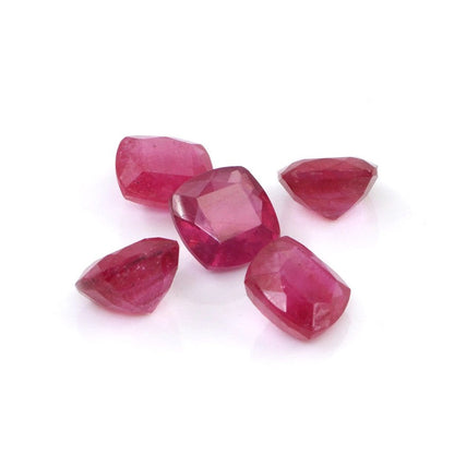 Natural Bangkok Ruby Calibrated Cushions | 4mm & 5mm