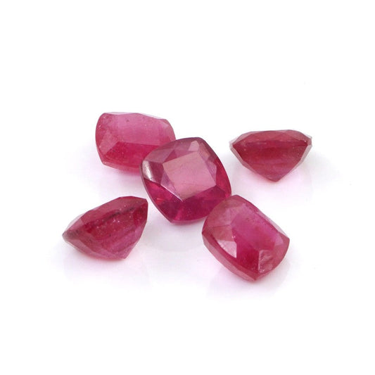 Natural Bangkok Ruby Calibrated Cushions | 4mm & 5mm
