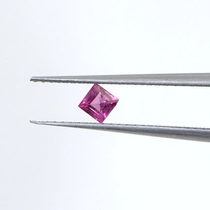 Natural Mozambique Ruby Calibrated Squares | 4mm & 5mm