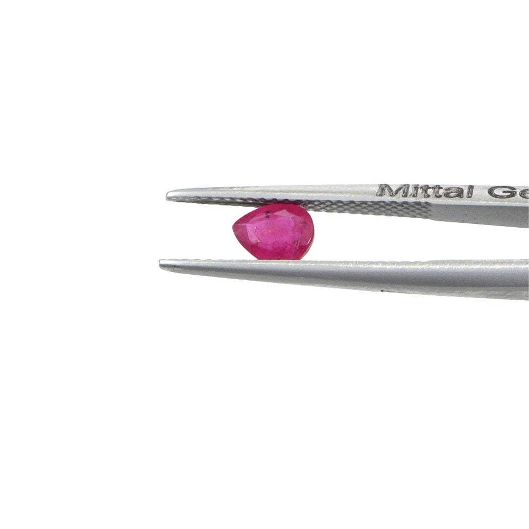 Natural Bangkok Ruby Calibrated Pears | 5x6mm & 6x7mm