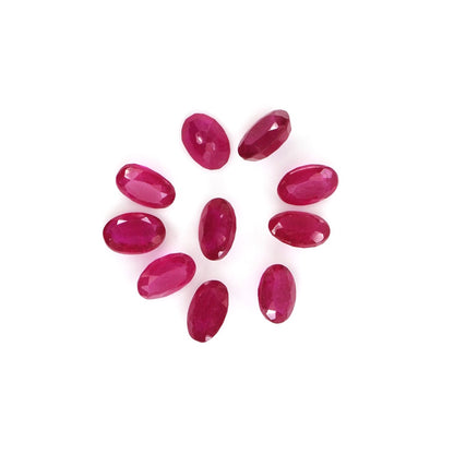 Natural Bangkok Ruby Calibrated Ovals | 3x5mm & 4x6mm