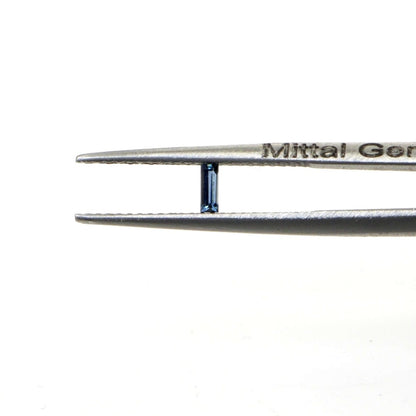 Natural Untreated Blue Sapphire Calibrated Baguettes | 2.5x4mm & 1.5x4mm