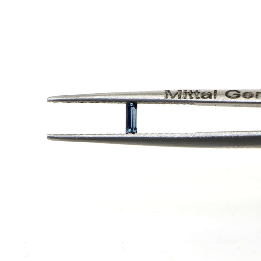 Natural Untreated Blue Sapphire Calibrated Baguettes | 2.5x4mm & 1.5x4mm