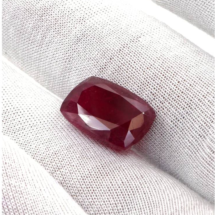 Natural Bangkok Ruby Long Cushion | 17.63cts