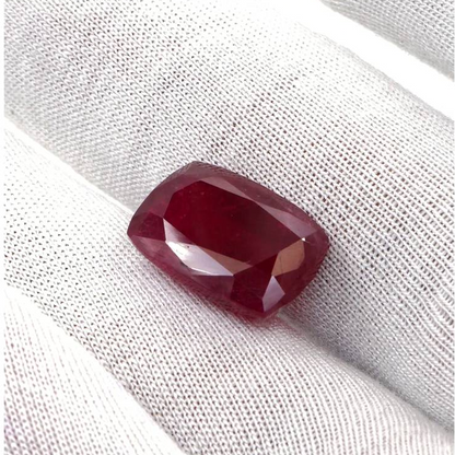 Natural Bangkok Ruby Long Cushion | 17.63cts