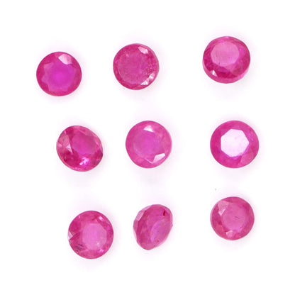 Natural Bangkok Ruby Calibrated Rounds | 4mm
