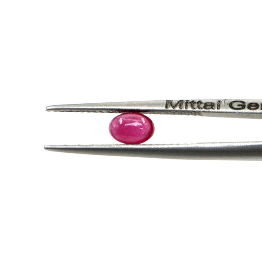 Natural Bangkok Ruby Calibrated Cabochon Ovals | 3x5mm & 4x6mm