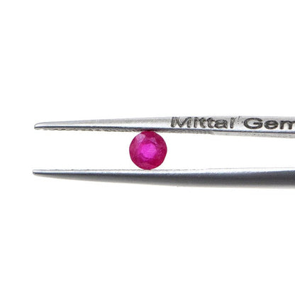 Natural Bangkok Ruby Calibrated Rounds | 3mm & 4mm