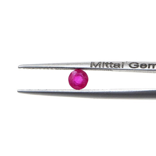 Natural Bangkok Ruby Calibrated Rounds | 3mm & 4mm