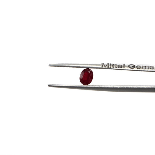 Natural Bangkok Ruby Calibrated Ovals | 3x4mm & 4x5mm