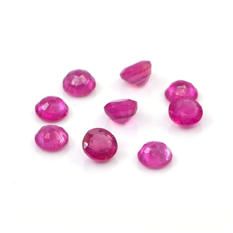 Natural Bangkok Ruby Calibrated Rounds | 6mm