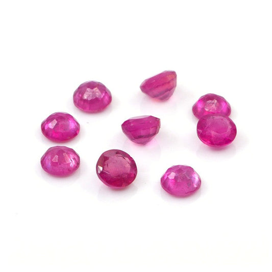 Natural Bangkok Ruby Calibrated Rounds | 6mm