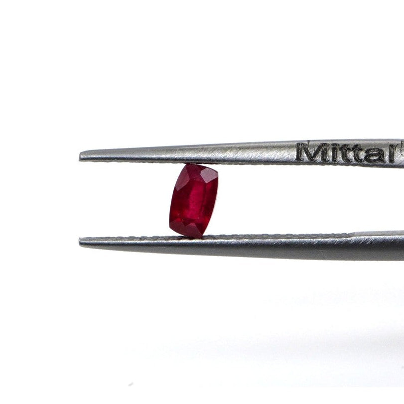 Natural Bangkok Ruby Calibrated Long Cushion | 3x5mm & 4x6mm