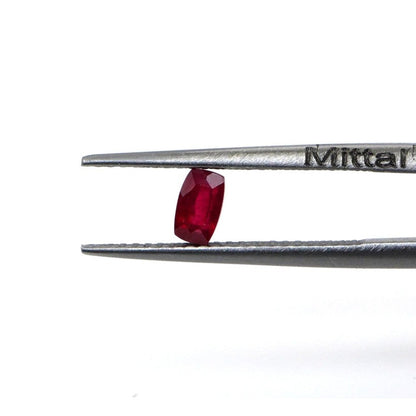 Natural Bangkok Ruby Calibrated Long Cushion | 3x5mm & 4x6mm