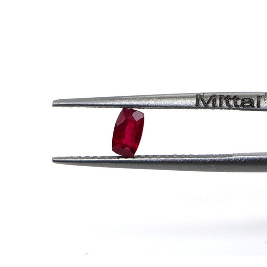 Natural Bangkok Ruby Calibrated Long Cushion | 3x5mm & 4x6mm