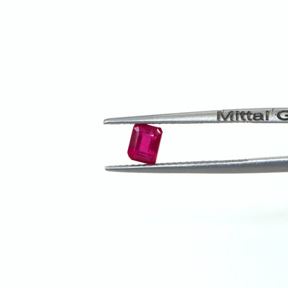 Natural Bangkok Ruby Calibrated Octagons | 3x4mm & 4x5mm