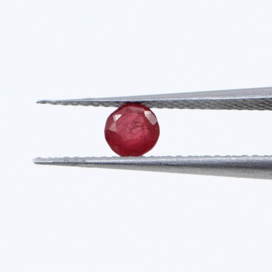 Natural Bangkok Ruby Calibrated Rounds | 3mm & 4mm