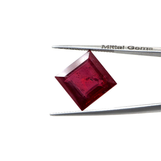 Natural Bangkok Ruby Square | 16.72cts