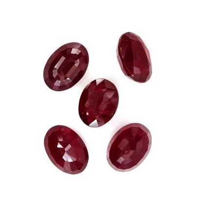 Natural Bangkok Ruby Calibrated Ovals | 10x14mm & 12x16mm