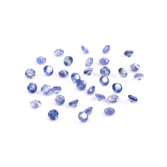 Natural Untreated Blue Sapphire Calibrated Rounds | 2mm