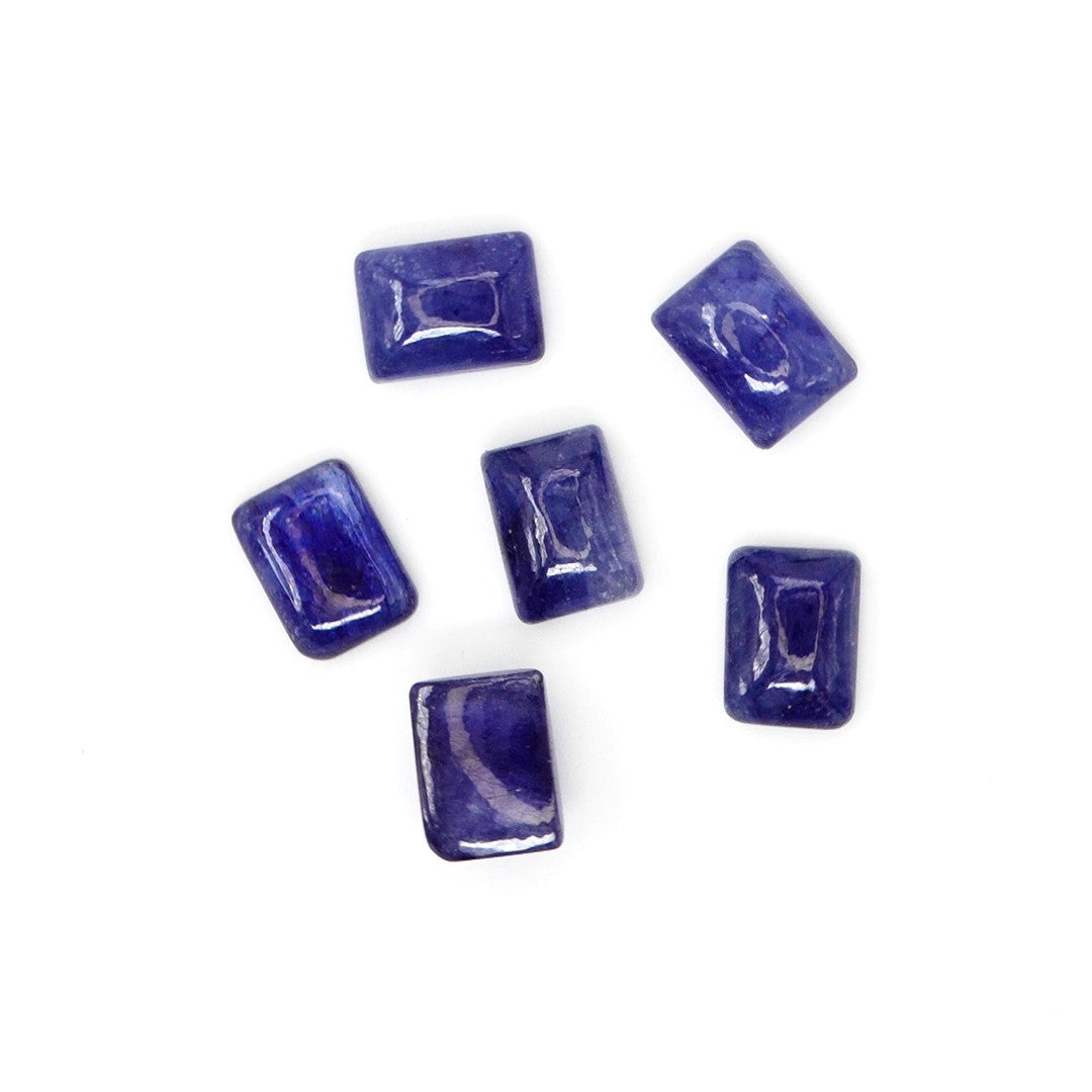 Natural Bangkok Blue Sapphire Calibrated Cabochon Octagons | 5x7mm & 6x8mm