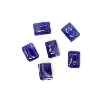 Natural Bangkok Blue Sapphire Calibrated Cabochon Octagons | 5x7mm & 6x8mm