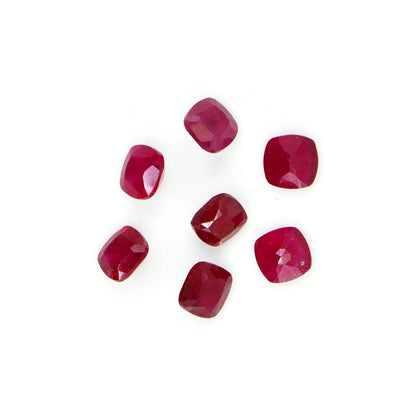 Natural Bangkok Ruby Calibrated Cushions | 4mm & 5mm