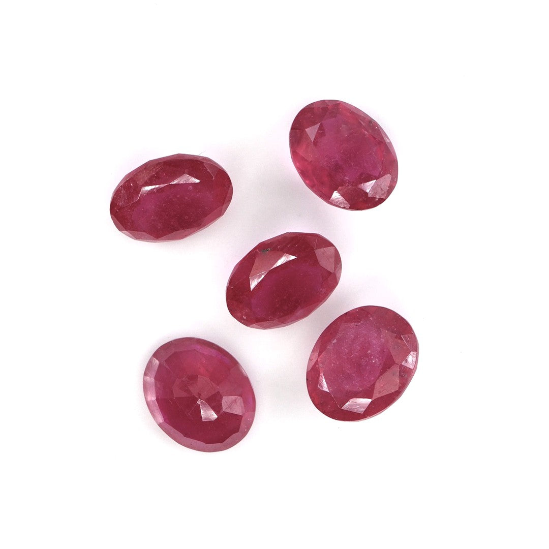 Natural Bangkok Ruby Calibrated Ovals | 9x11mm & 10x12mm