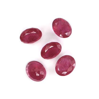 Natural Bangkok Ruby Calibrated Ovals | 9x11mm & 10x12mm