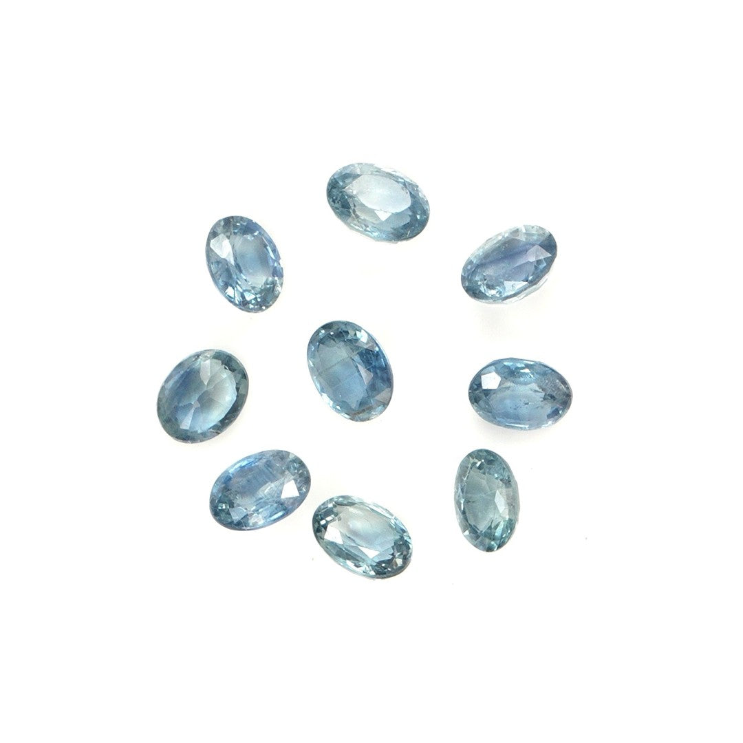 Natural Untreated Blue Sapphire Calibrated Ovals | 3x4mm & 4x5mm