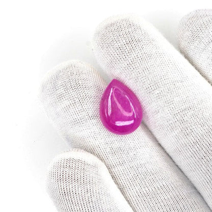 Natural Bangkok Ruby Cabochon Pears | 10.66cts