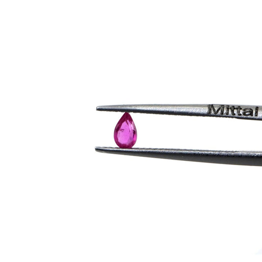 Natural Bangkok Ruby Calibrated Pears | 3x5mm & 4x6mm