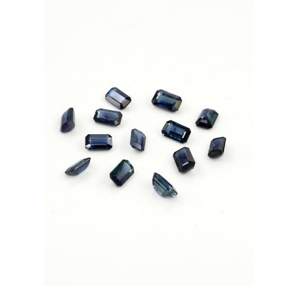 Natural Untreated Blue Sapphire Calibrated Octagons | 3x4mm & 4x5mm
