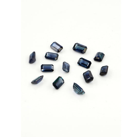 Natural Untreated Blue Sapphire Calibrated Octagons | 3x5mm & 4x6mm
