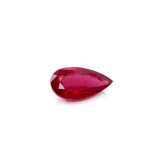 Natural Bangkok Ruby Calibrated Pears | 8x10mm