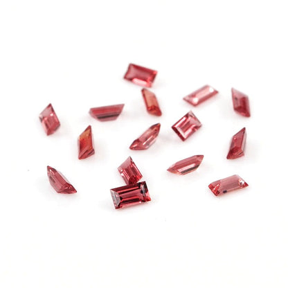 Natural Untreated Padparadscha Sapphire Calibrated Baguettes | 1.5x3mm