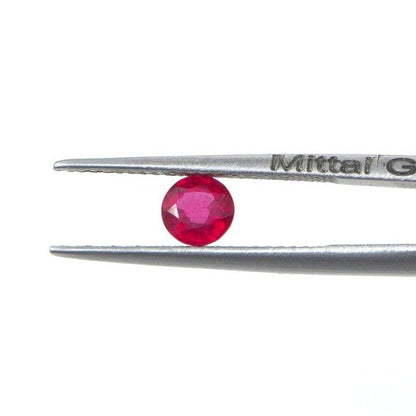 Natural Bangkok Ruby Calibrated Rounds | 5mm