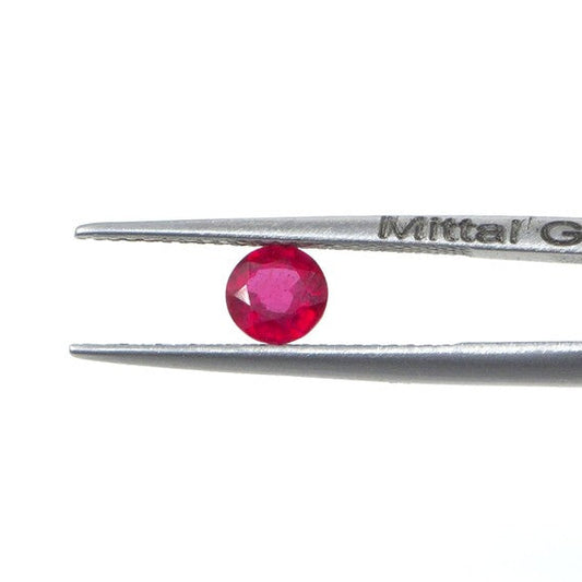 Natural Bangkok Ruby Calibrated Rounds | 5mm