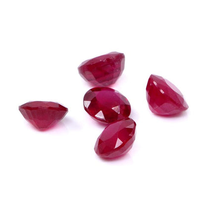Natural Bangkok Ruby Calibrated Rounds | 7mm & 8mm