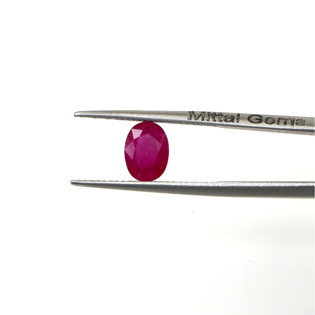 Natural Untreated Mozambique Ruby Calibrated Ovals | 5x7mm & 6x8mm