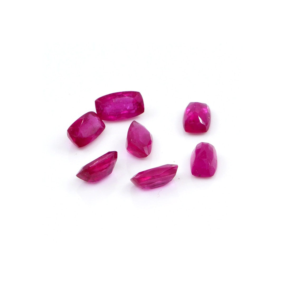 Natural Bangkok Ruby Calibrated Long Cushion | 2x4mm