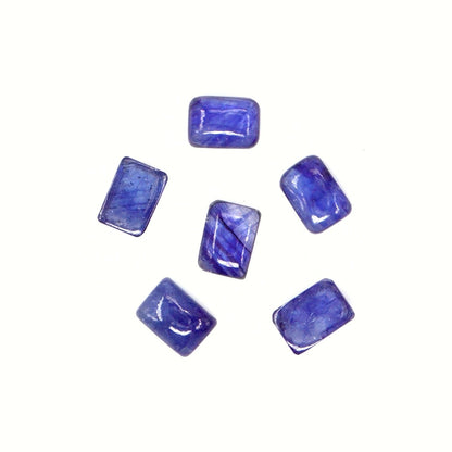 Natural Bangkok Blue Sapphire Calibrated Cabochon Octagons | 5x7mm & 6x8mm