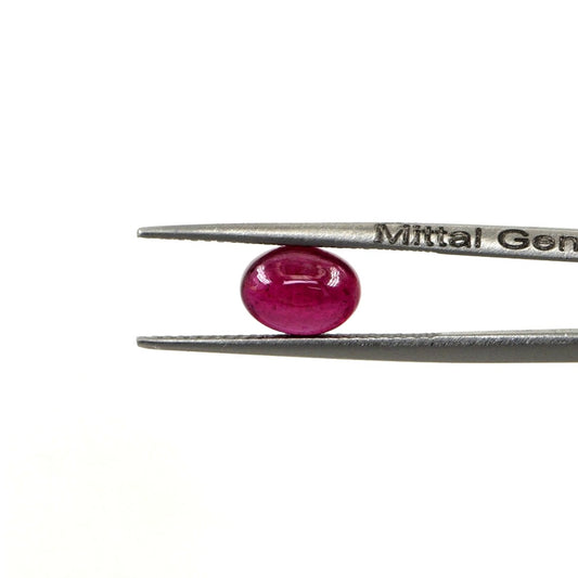 Natural Bangkok Ruby Calibrated Cabochon Ovals | 5x7mm & 6x8mm