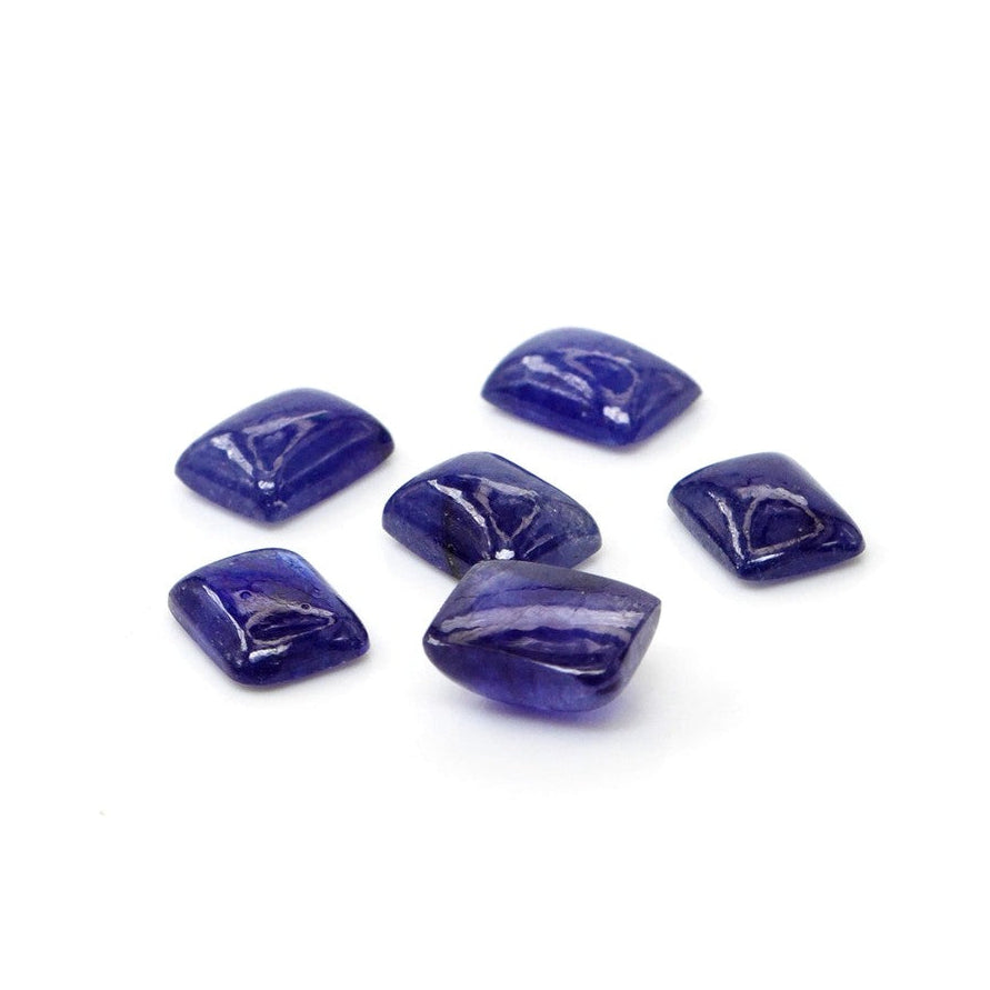 Natural Bangkok Blue Sapphire Calibrated Cabochon Octagons | 5x7mm & 6x8mm