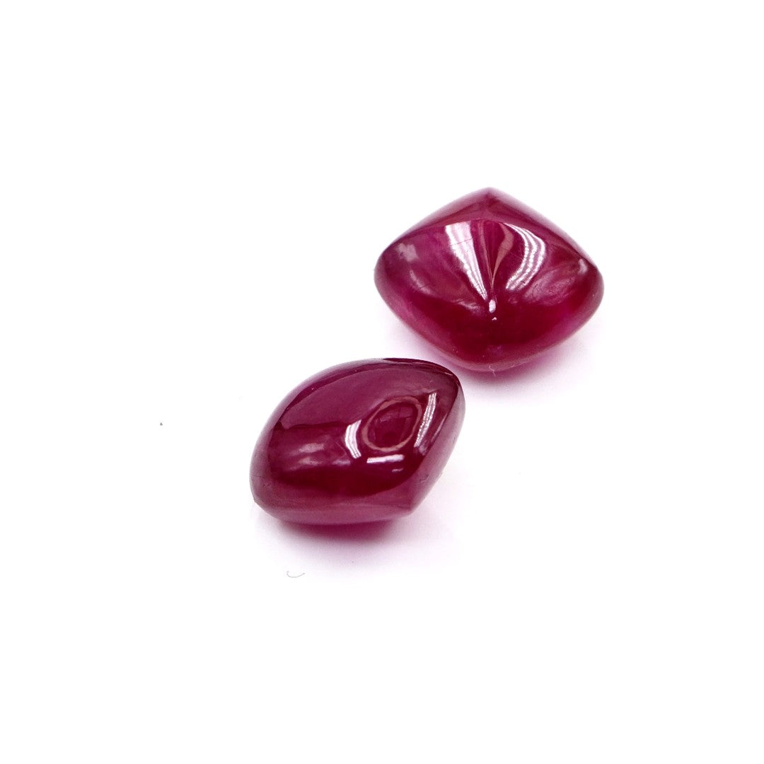 Natural Bangkok Ruby Calibrated Cushions | 9mm & 10mm