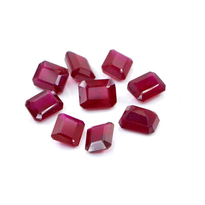 Natural Bangkok Ruby Calibrated Octagons | 6x8mm & 7x9mm
