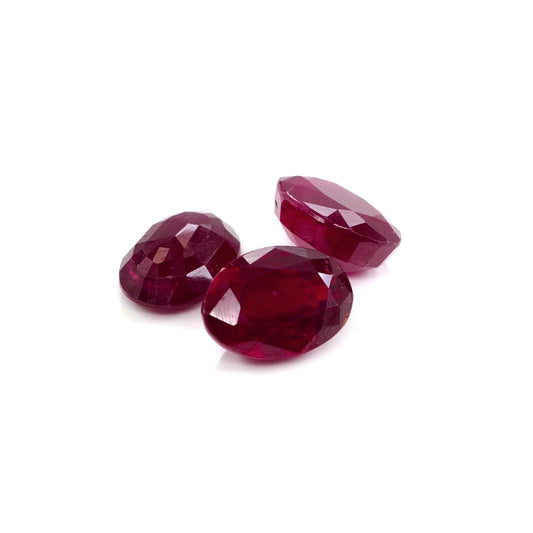 Natural Bangkok Ruby Calibrated Ovals | 10x14mm & 12x16mm